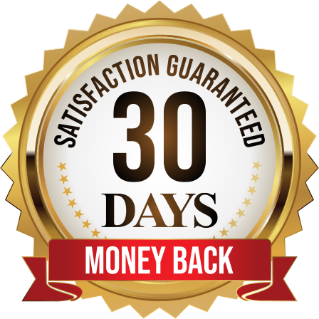 30 Days Money Back — Satisfaction Guaranteed